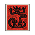 Framed Art - Red Dragon