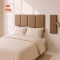 Peel & Stick DIY Wall Padding - Brown