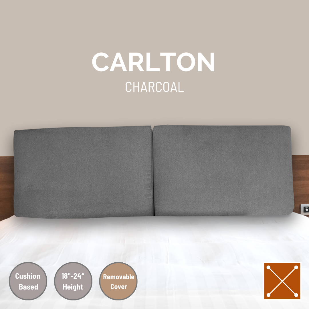 CARLTON Bed Rest - Charcoal