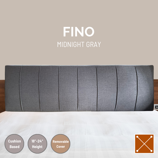 FINO Bed Rest - Midnight Gray