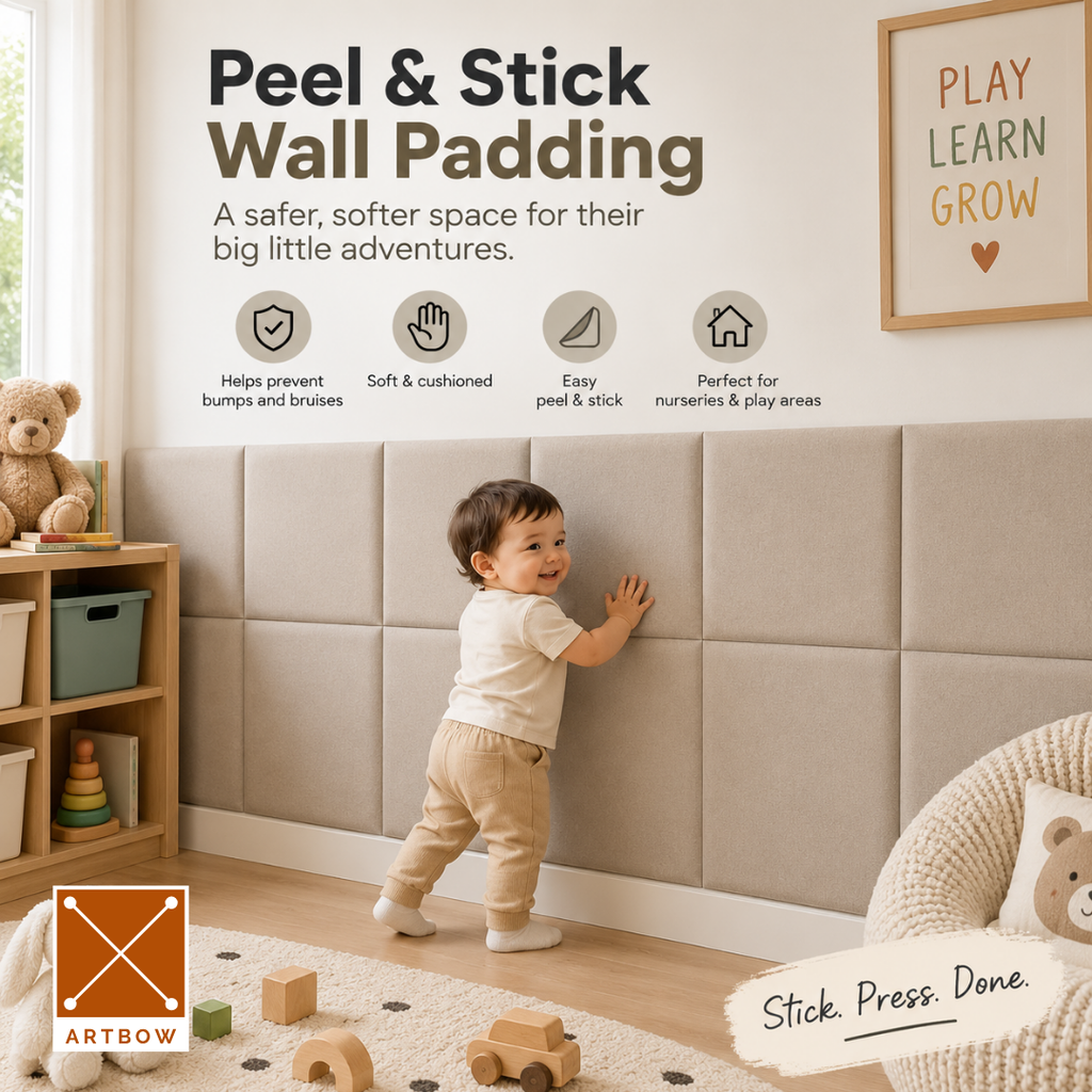 Peel & Stick DIY Wall Padding (Square)