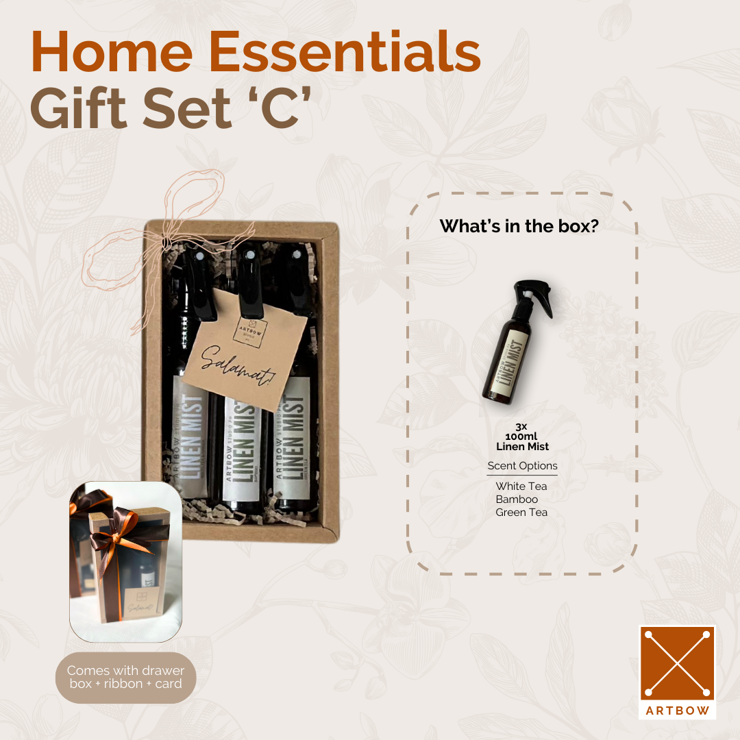 GIFT BOX 'C' - 3x 100ml linen mist