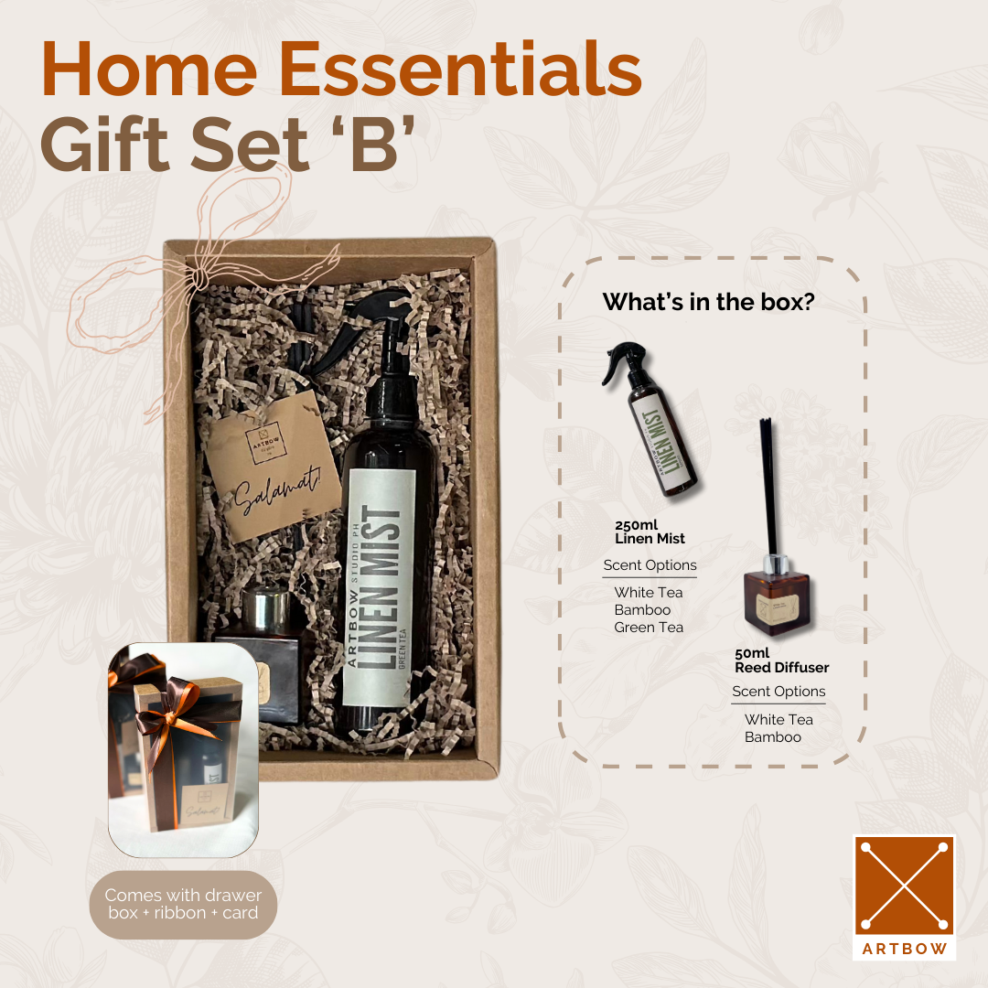 GIFT BOX 'B' - 250ml linen mist + 50ml Diffuser