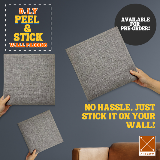 Peel & Stick DIY Wall Padding